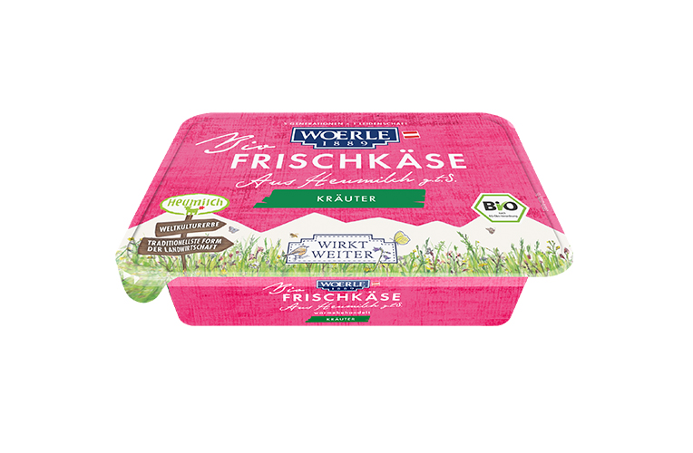 Woerle Bio Frischkäse Kräuter, 160g