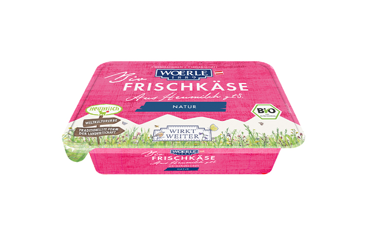 Woerle Bio Frischkäse Natur, 160g